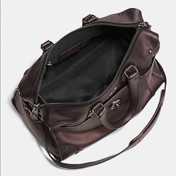 Coach Metallic Bronze Rhyder Large Satchel - Picture 3 of 15
